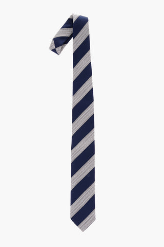 Regimental Striped Silk Blend Tie