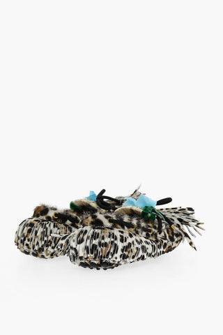 Mocassini In Cavallino PULI Con Frange E Strass