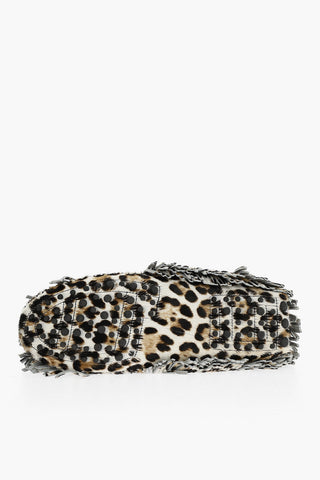 Mocassini In Cavallino PULI Con Frange E Strass