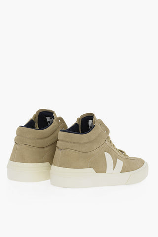 Suede Leather MINOTAUR High-top Sneakers