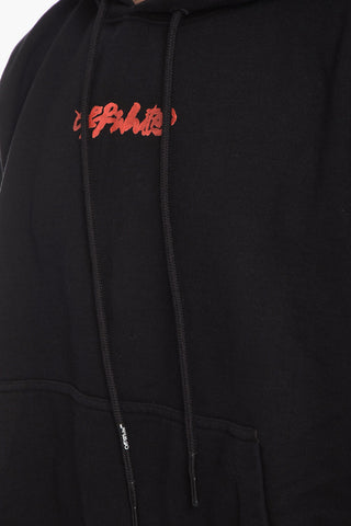 Brushed Cotton ARROW ON CANVAS Hoodie