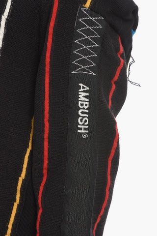 Contrasting Edge Wool Blend FOLDING Sweater
