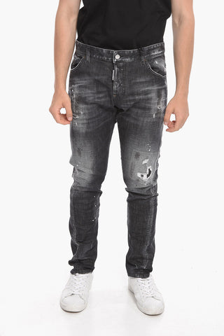 5 Pocket SEXY TWIST FIT Distressed Denims 16cm