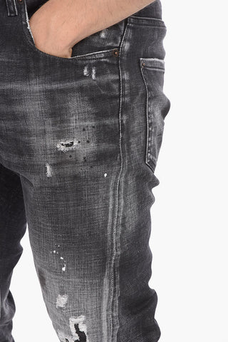 5 Pocket SEXY TWIST FIT Distressed Denims 16cm