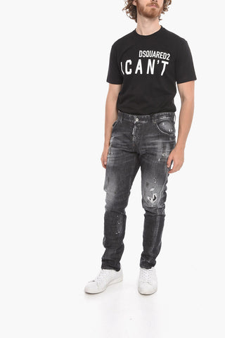 5 Pocket SEXY TWIST FIT Distressed Denims 16cm