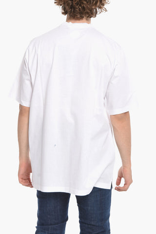 Crew Neck SNOWGLOBE Cotton T-Shirt
