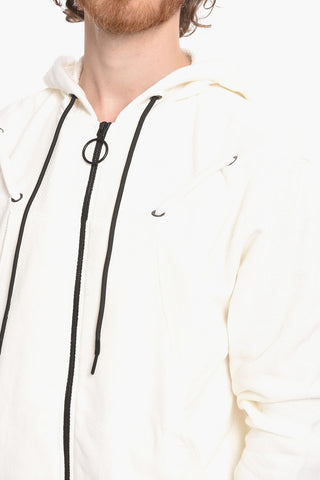 ANDRE WALKER X OFF-WHITE Cotton Blend Hoodie with Zip