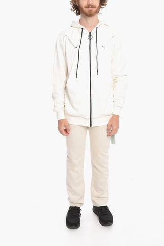 ANDRE WALKER X OFF-WHITE Cotton Blend Hoodie with Zip