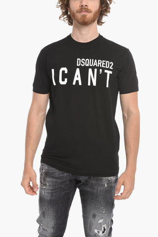 Crew Neck I CAN'T Cotton T-Shirt