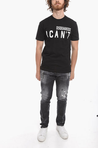 Crew Neck I CAN'T Cotton T-Shirt