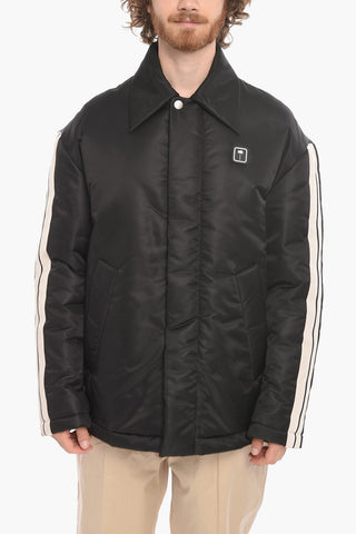Contrasting Band PXP Padded Jacket