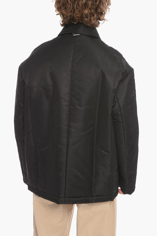 Contrasting Band PXP Padded Jacket