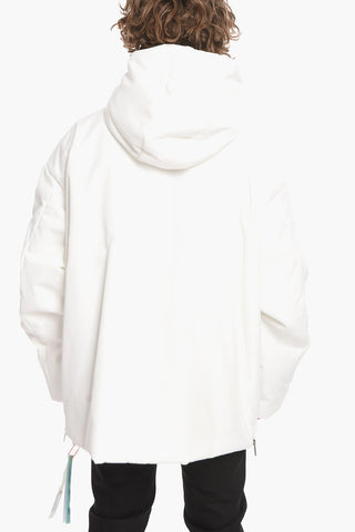 Hooded Padded Parka with Side Zips