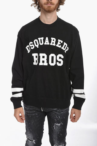 Crew Neck BROS T-Shirt with Cuffs
