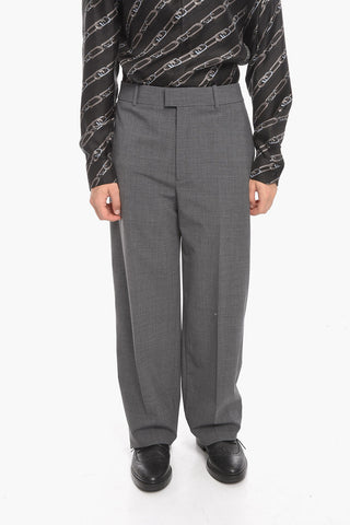 TAILORING Pantaloni Straight Leg in Misto Lana
