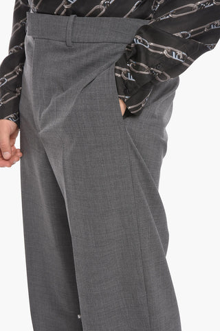 TAILORING Pantaloni Straight Leg in Misto Lana
