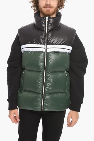 Sleeveless CLASSIC TRACK Two Tone Puffer