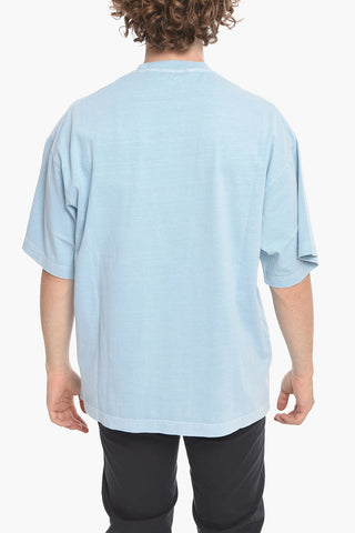 Crew Neck TONAL PALM Cotton T-Shirt