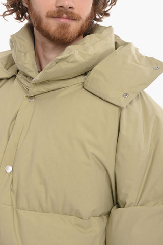 Oversized Down Puffer with Side Slits