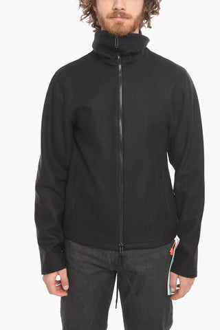 Mock Neck LOUNGE Wool Blend Sweatshirt