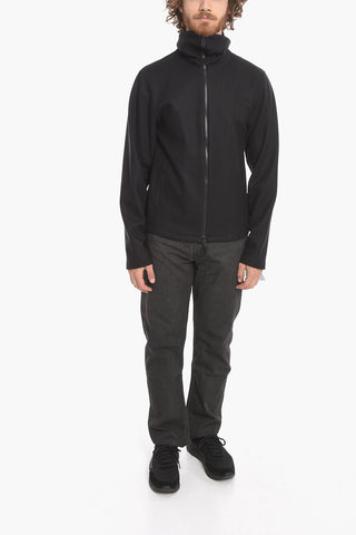 Mock Neck LOUNGE Wool Blend Sweatshirt