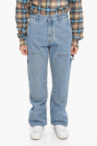 SEASONAL Wide Leg Denims with Patches 28cm