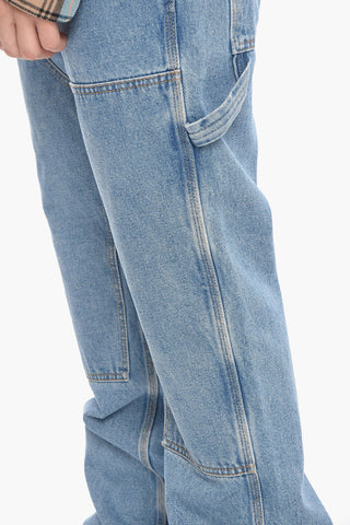 SEASONAL Wide Leg Denims with Patches 28cm