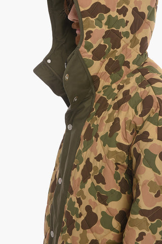Hooded CAMO Quilted Parka