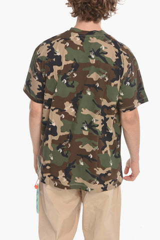 Cotton CAMO All-Over Logo T-Shirt
