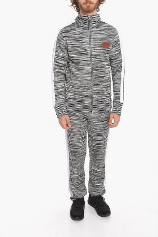 MISSONI Mock Neck Knitted Sweatshirt with Front Zip