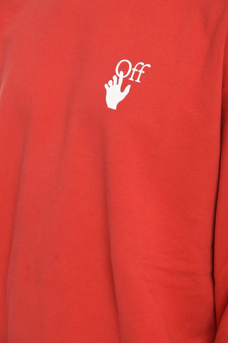 Crew Neck PASCAL ARROW Fleece Cotton Sweatshirt