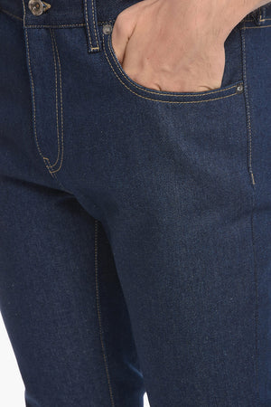PERMANENT Skinny-Jeans DIAG LOGO mit dunkler Waschung 17cm