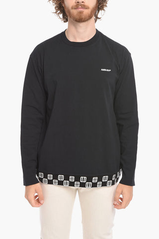 Long-sleeved Monogram Bottom T-Shirt