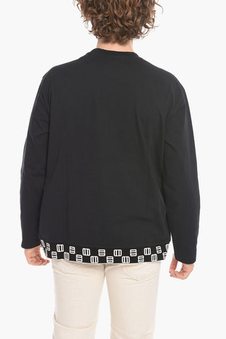 Long-sleeved Monogram Bottom T-Shirt