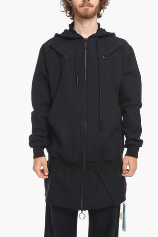 ANDRE WALKER X OFF-WHITE Cappotto in Lana con Cappuccio