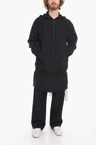 ANDRE WALKER X OFF-WHITE Cappotto in Lana con Cappuccio