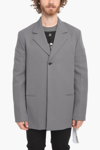 TAILORING Hidden Buttons CREASE Blazer
