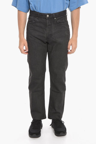 Jeans Regular Fit in Cotone con Passanti 18cm