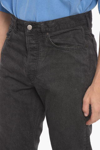 Jeans Regular Fit in Cotone con Passanti 18cm