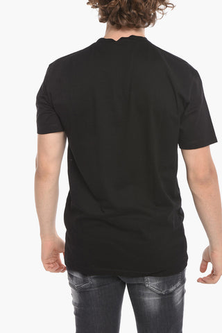 Crew Neck LEAF BUDDY Cotton T-Shirt