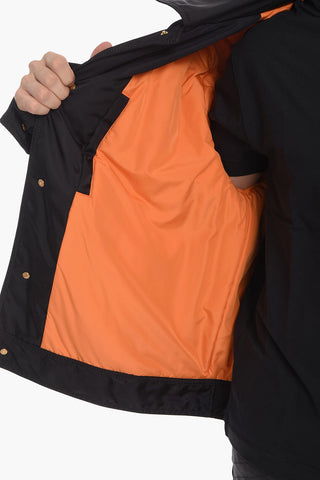 Padded Jacket with Jacquard GRECA Detailing