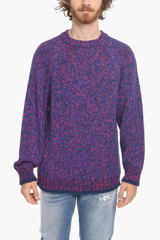Maglia Girocollo in Crochet di Cotone