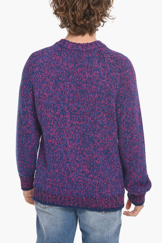 Maglia Girocollo in Crochet di Cotone
