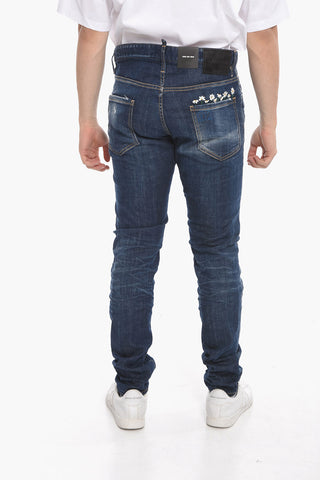 5 Pocket COOL GUY FIT DAISY Embroidered Denims 16cm