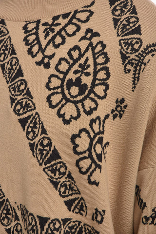 Maglia in Cotone JQRD BANDANA con Motivo Paisley