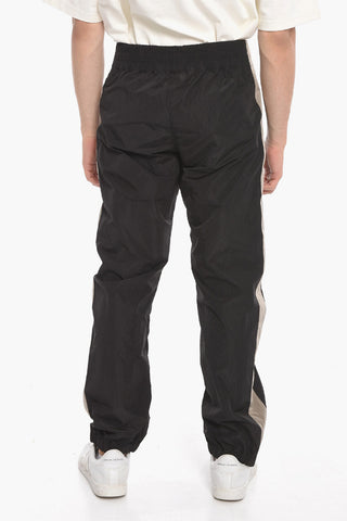 Joggers in Nylon PXP con Bande a Contrasto