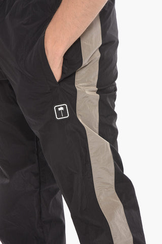 Joggers in Nylon PXP con Bande a Contrasto