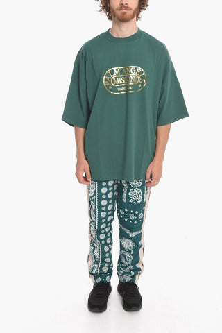 MISSONI Crew Neck HERITAGE Lamè Printed T-Shirt