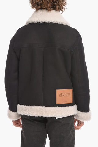 Giubbotto Shearling ARCHIVE con Zip Frontale