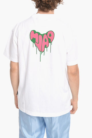 T-Shirt Girocollo SPRAY HEART in Cotone